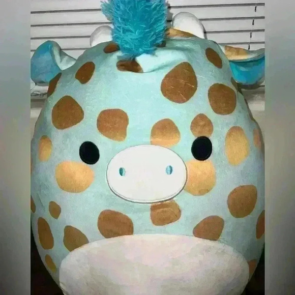 Squishmallows Aqua Giraffe Zelia - Picture 3 of 4